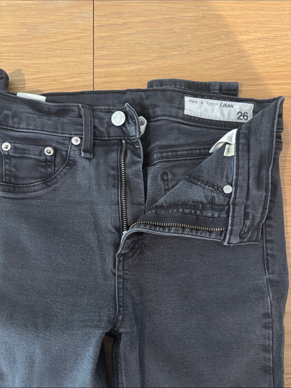 rag & bone Black Skinny Jeans
